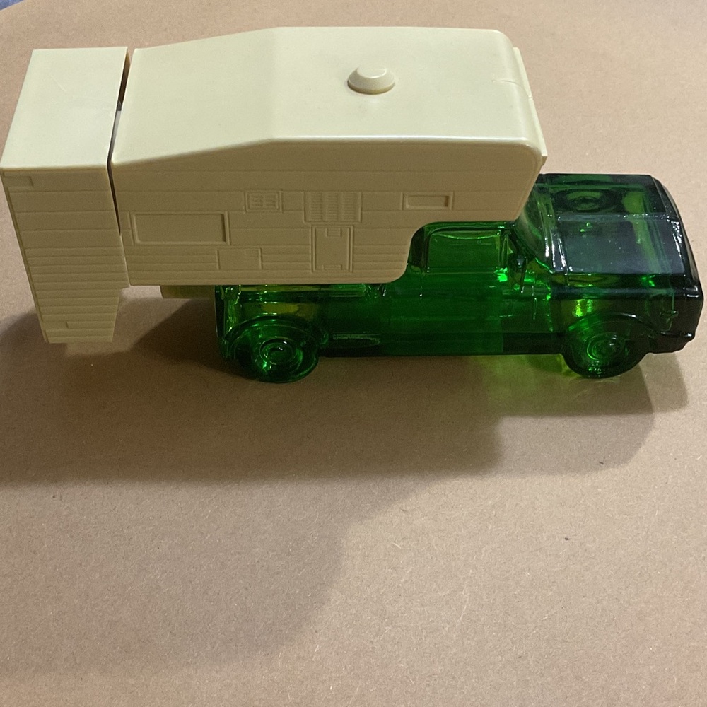 Avon Green and Cream Decorative Truck